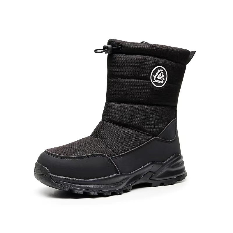 Snieginiai batai su šoniniu užtrauktuku, kanvas viršutinė dalis, vilnos ir avies odos vidus, atspari abrazyvijai gumos pada