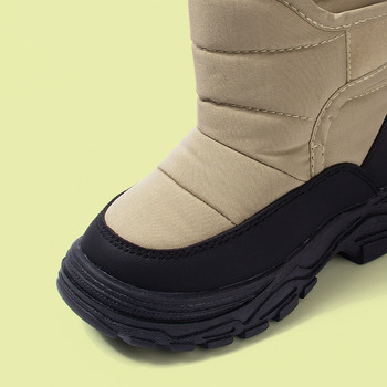 EDUBA unisex žieminiai kulkšnies batai, vandeniui atsparus audinys, TPR padas, laisvalaikio stiliaus, vaikams 1–6 metai, šalto klijavimo konstrukcija, Žiema 2025