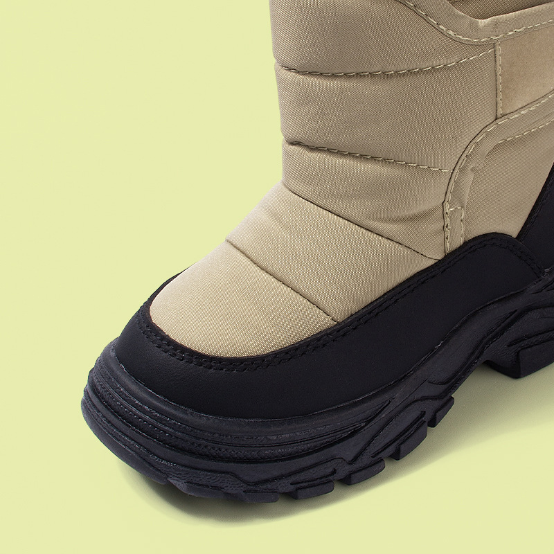 EDUBA unisex žieminiai kulkšnies batai, vandeniui atsparus audinys, TPR padas, laisvalaikio stiliaus, vaikams 1–6 metai, šalto klijavimo konstrukcija, Žiema 2025