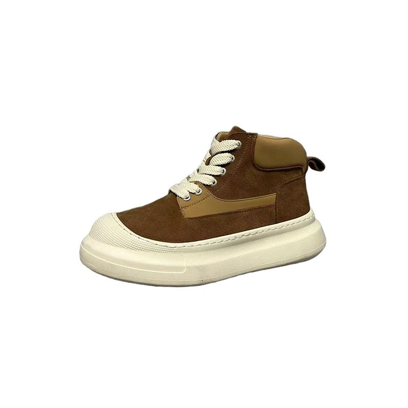 Ανδρικά Υψηλά Αθλητικά Παπούτσια, Casual, Με Κορδόνια, Εσωτερική Επένδυση Φλίς, Σόλα από Καουτσούκ-Αφρό