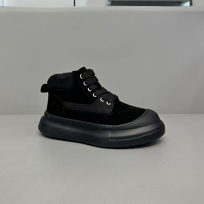 Ανδρικά Υψηλά Αθλητικά Παπούτσια, Casual, Με Κορδόνια, Εσωτερική Επένδυση Φλίς, Σόλα από Καουτσούκ-Αφρό