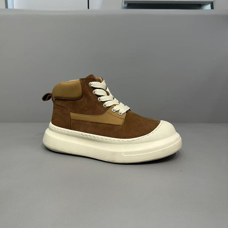 Ανδρικά Υψηλά Αθλητικά Παπούτσια, Casual, Με Κορδόνια, Εσωτερική Επένδυση Φλίς, Σόλα από Καουτσούκ-Αφρό