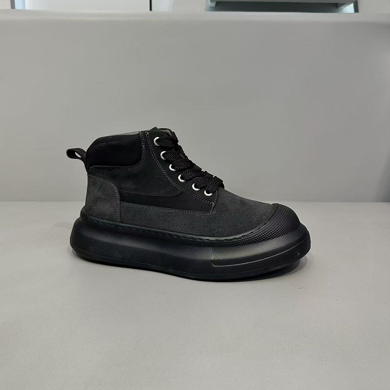 Ανδρικά Υψηλά Αθλητικά Παπούτσια, Casual, Με Κορδόνια, Εσωτερική Επένδυση Φλίς, Σόλα από Καουτσούκ-Αφρό