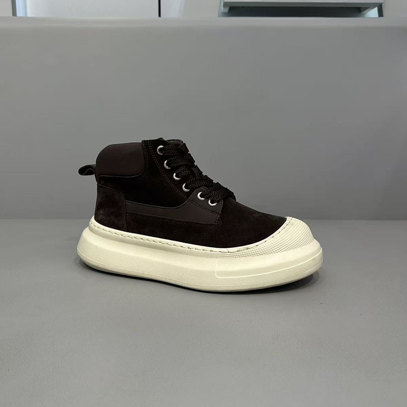 Ανδρικά Υψηλά Αθλητικά Παπούτσια, Casual, Με Κορδόνια, Εσωτερική Επένδυση Φλίς, Σόλα από Καουτσούκ-Αφρό