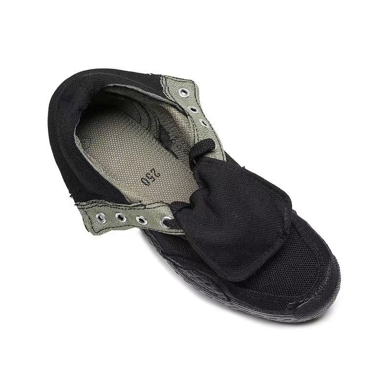 Pantofi de lucru din pânză, înalte, unisex, model camuflaj, talpă din cauciuc