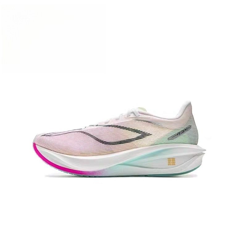 Férfi futócipő karbonlemezzel, nyárra, légáteresztő hálós felsőrész, puha EVA talp, visszapattanó és ütéscsillapító hatás edzésre és versenyre