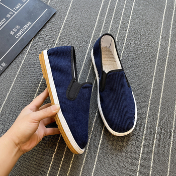 Unisex platnene cipele, Stari pekinški cvjetni uzorak, Pamuk gornji dio, Gumena potplat, Okrugli vrh prsta, Mrežasti uzorak