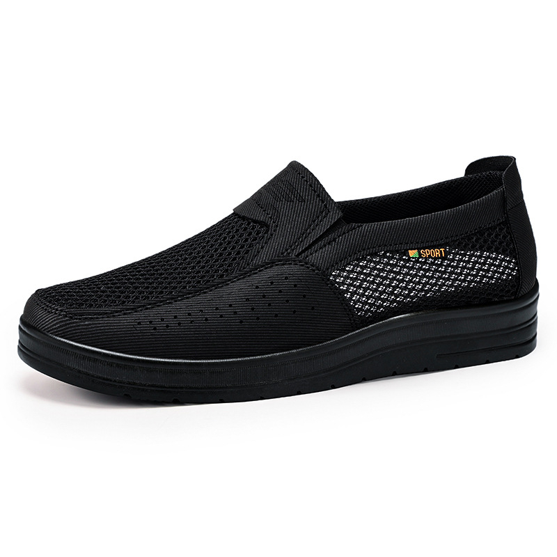 Muške slip-on tenisice od mrežaste tkanine, okrugla špička, niski gornji dio, EVA uložak, PVC potplat