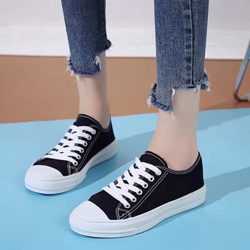 Férfi vászoncipő – utcai stílus, alacsony felső rész, fűzős, PVC talp, vászon felsőrész, tavasz és ősz