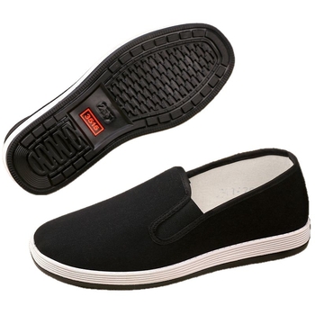 Pantofi de lucru din pânză, unisex — slip-on cu bandă elastică, respirabili, durabili, talpă din cauciuc