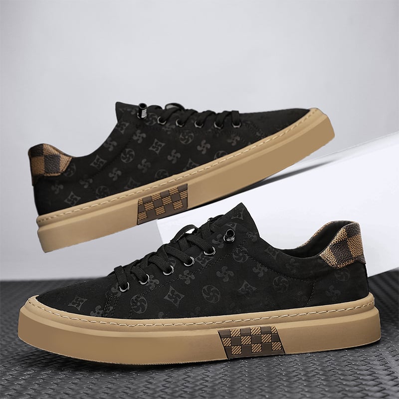 Férfi vászon cipő, mindennapi stílus, kerek orr, felső rész vászonból, alacsony sarka 1–3 cm, műanyag talp