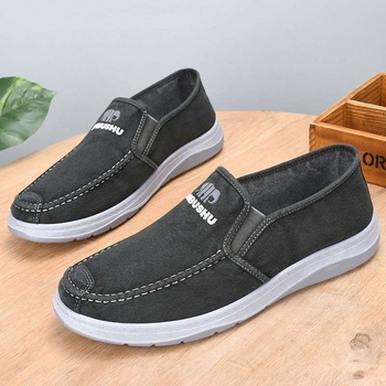 Unisex platnene casual tenisice s okruglom prstom, srednje visine gornji dio, prozračna gumena potplata