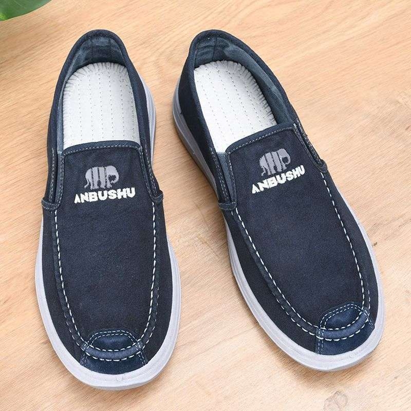 Unisex platnene casual tenisice s okruglom prstom, srednje visine gornji dio, prozračna gumena potplata