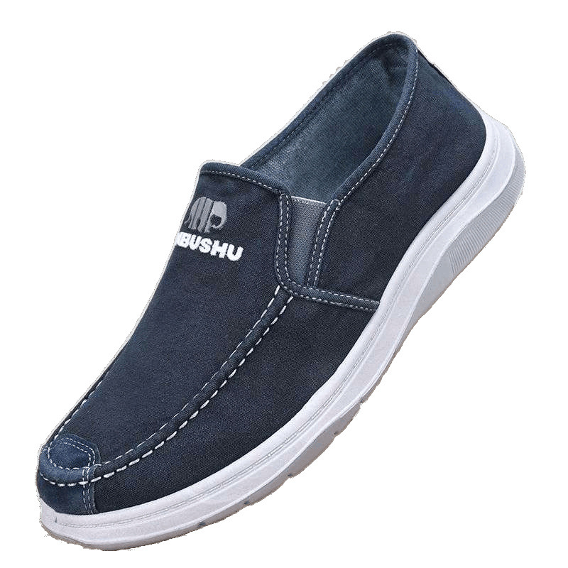 Unisex platnene casual tenisice s okruglom prstom, srednje visine gornji dio, prozračna gumena potplata