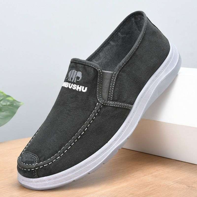 Unisex platnene casual tenisice s okruglom prstom, srednje visine gornji dio, prozračna gumena potplata