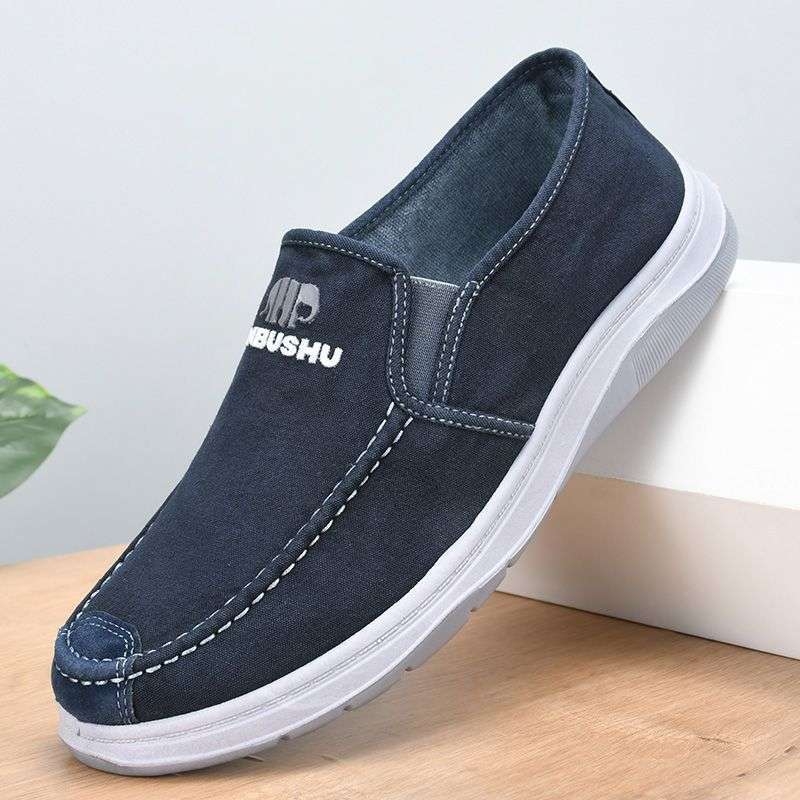 Unisex platnene casual tenisice s okruglom prstom, srednje visine gornji dio, prozračna gumena potplata