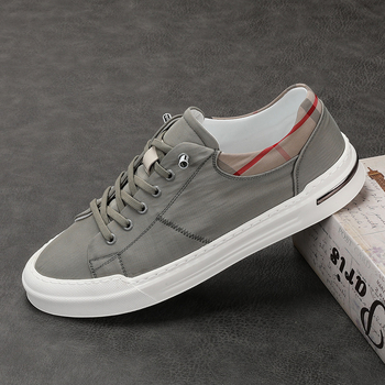 Harezas pánske Slip-On tenisky z plátna — priedušné, nízky profil, plátený vrchný diel, sieťovaná vnútorná výstelka, gumová podrážka