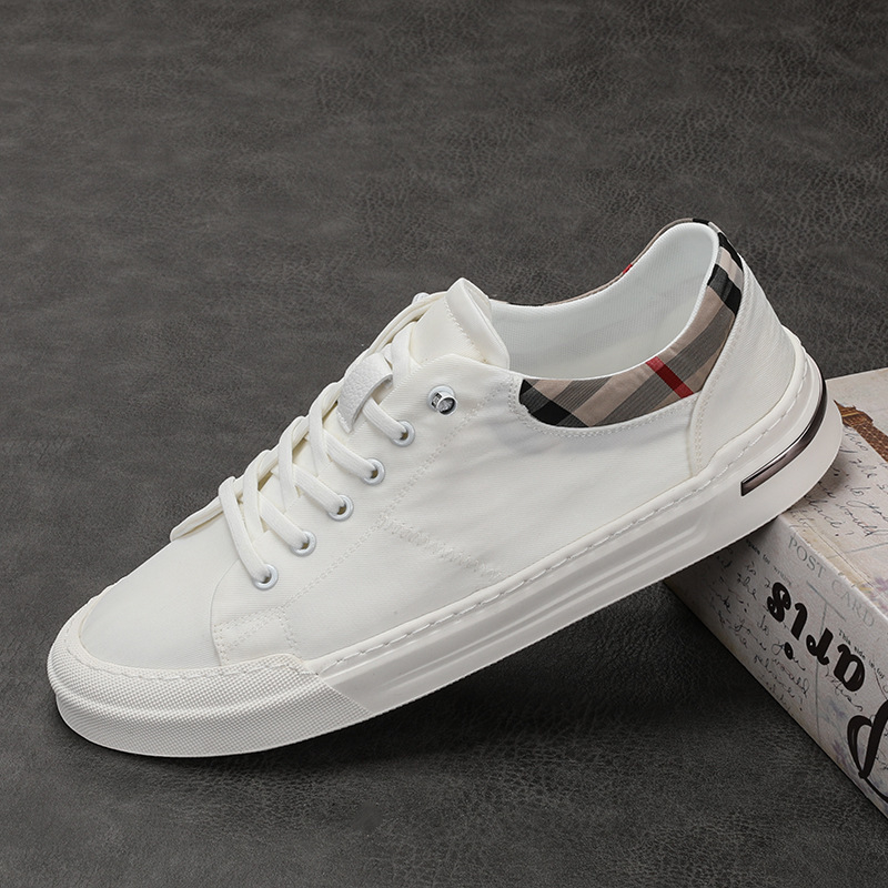 Harezas pánske Slip-On tenisky z plátna — priedušné, nízky profil, plátený vrchný diel, sieťovaná vnútorná výstelka, gumová podrážka