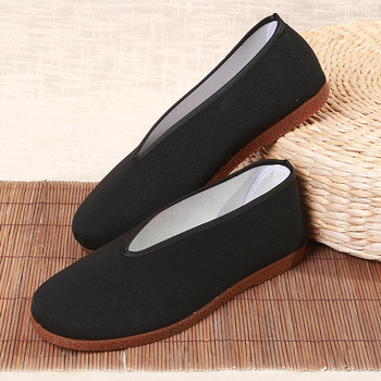 Muške platnene Slip-On tenisice, pamukasti gornji dio, TPR potplat – okrugli vrh, niski gornji dio