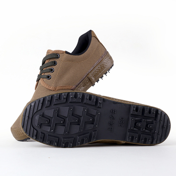 Pantofi de lucru din pânză pentru bărbați, talpă din cauciuc – antiderapante, rezistenți la uzură, cu șireturi