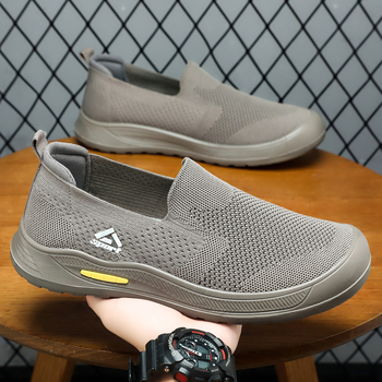 Pantofi casual bărbați din plasă respirabilă, slip-on, talpă PU, tălpi EVA