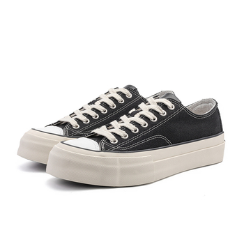 KaaIBook Unisex Niske Vulkanizirane Platnene Tenisice – Gornji dio: Miješani materijali, Potplat: Guma, Uložak: Tekstil, Visina potplata 3–5 cm