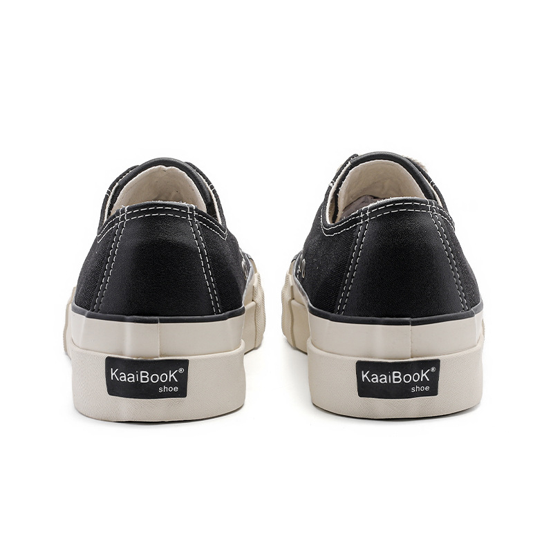 KaaIBook Unisex Niske Vulkanizirane Platnene Tenisice – Gornji dio: Miješani materijali, Potplat: Guma, Uložak: Tekstil, Visina potplata 3–5 cm