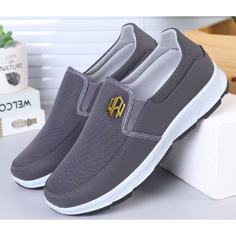 Muške tenisice od platna, slip-on, okrugli vrh, niski gornji dio, plitko otvaranje