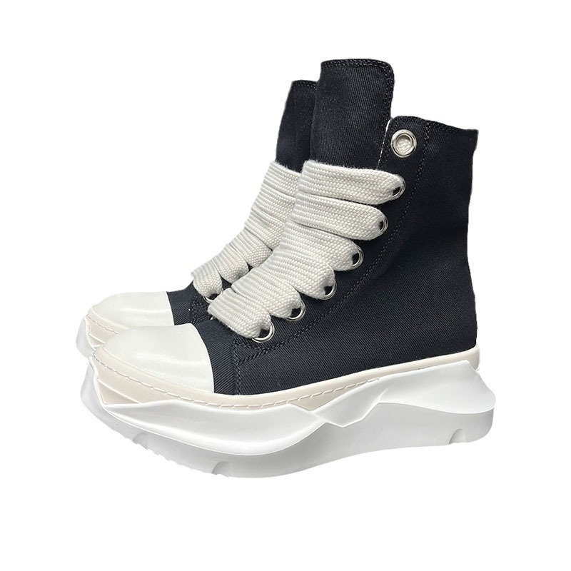 Visoke platnene tenisice s debelim đonom za povećanje visine, unisex, jesenski stil za parove