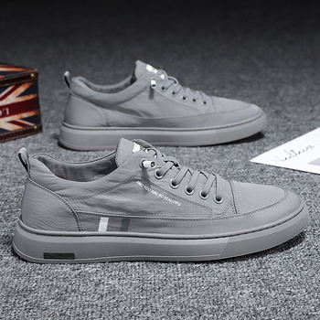 Muške slip-on tenisice od platna za ljeto – prozračne, otporne na miris, gumeni potplat, elastna traka za zatvaranje, niski kroj