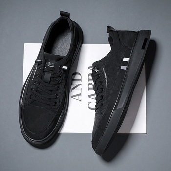 Muške slip-on tenisice od platna za ljeto – prozračne, otporne na miris, gumeni potplat, elastna traka za zatvaranje, niski kroj