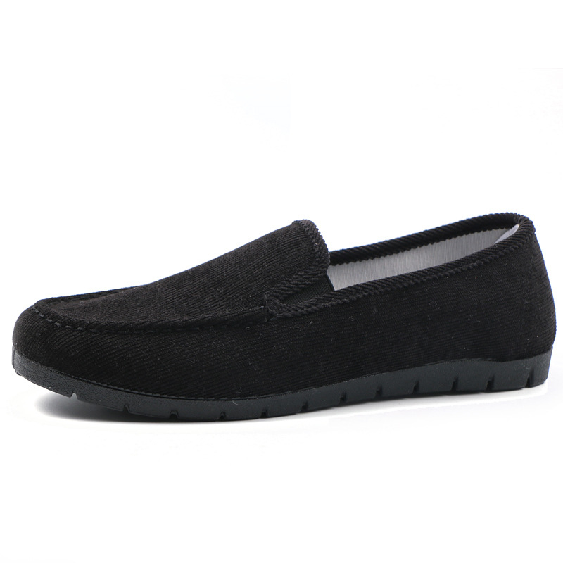 Muške platnene tenisice slip-on, gornji dio od brušene kože, okrugla špička, prozračne, potplat TPR