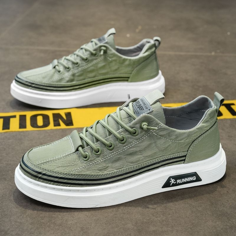 Muške platnene tenisice Slip-On, prozračne, lagane, gumeni potplat