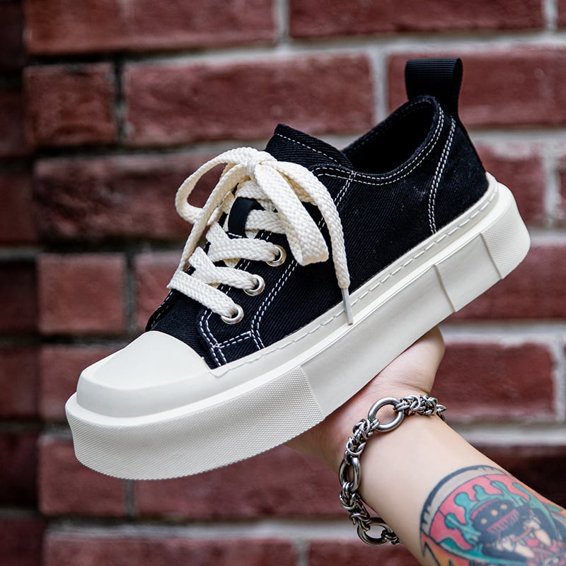 Adidași din pânză pentru bărbați – Respirabili, Ușori, Branț PU, Talpă din Cauciuc