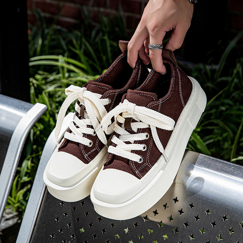 Adidași din pânză pentru bărbați – Respirabili, Ușori, Branț PU, Talpă din Cauciuc