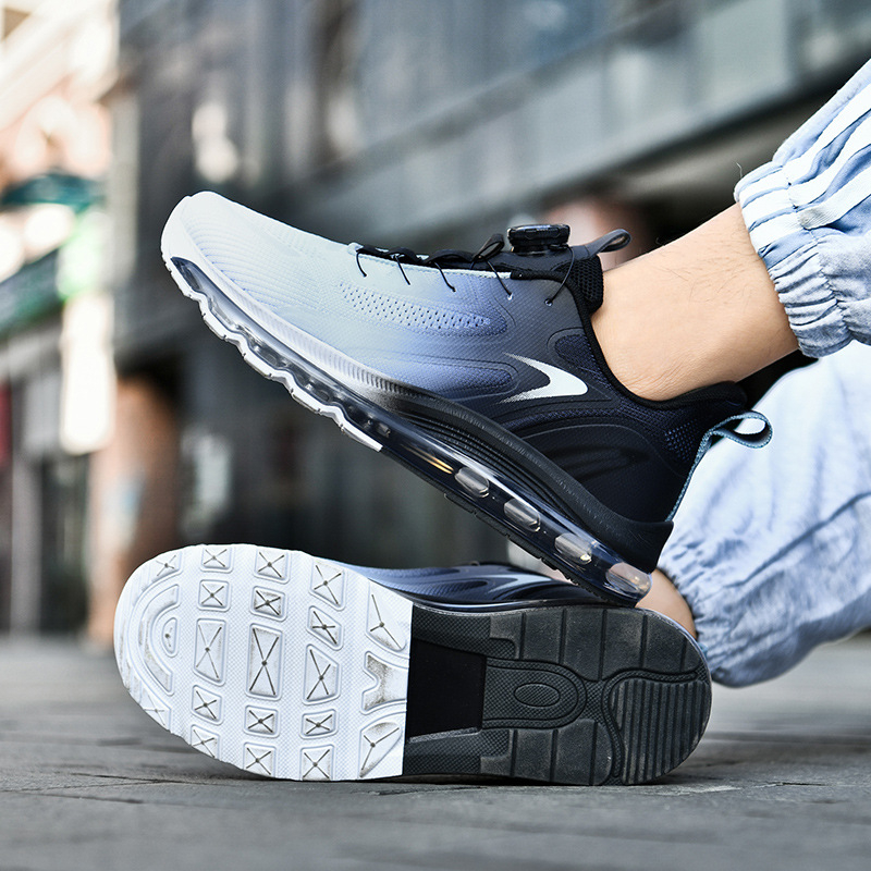 Muške platforme tenisice s Flyknit gornjim dijelom, potplat s zračnom jastučićem, casual stil, okrugli vrh