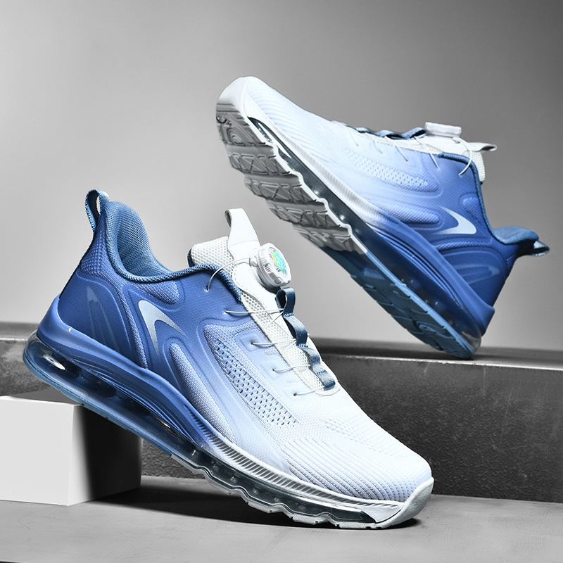 Muške platforme tenisice s Flyknit gornjim dijelom, potplat s zračnom jastučićem, casual stil, okrugli vrh