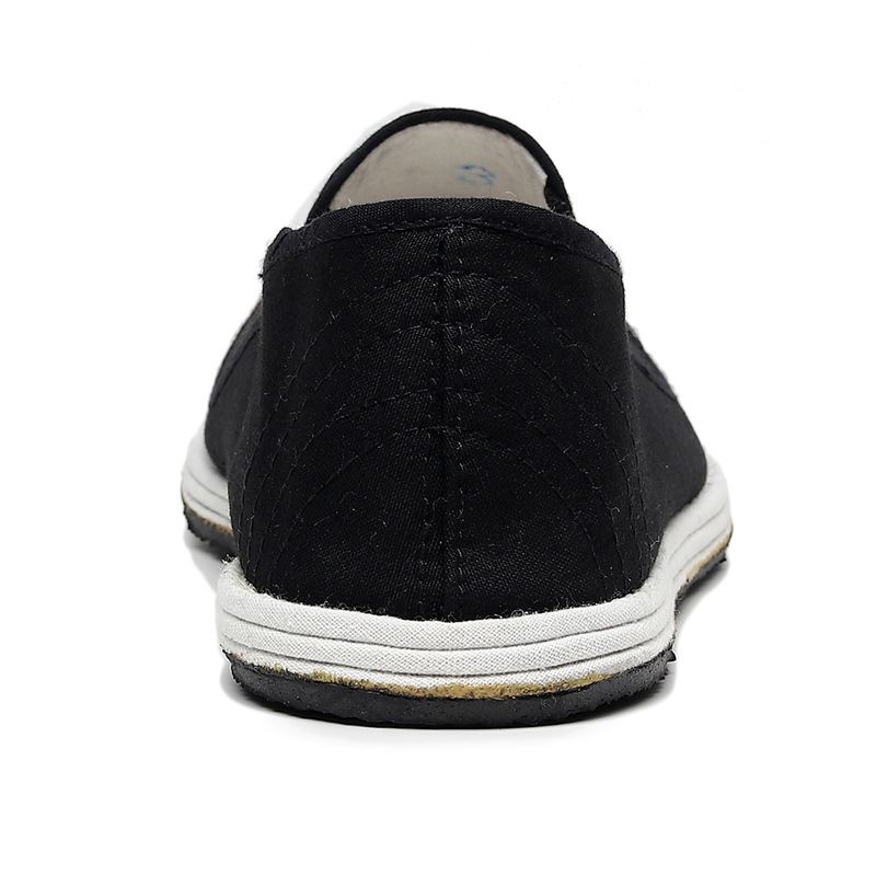 Pantofi din pânză unisex pentru purtare zilnică | vârf rotund, partea superioară din bumbac, talpă din cauciuc, deschidere superficială, origine Shandong