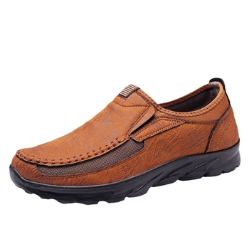 Muške slip-on loaferice – prozračan gornji dio od tekstila, zaobljeni vrh, niski potplat 1–3 cm, potplat od poliuretana s injekcijskom tehnologijom