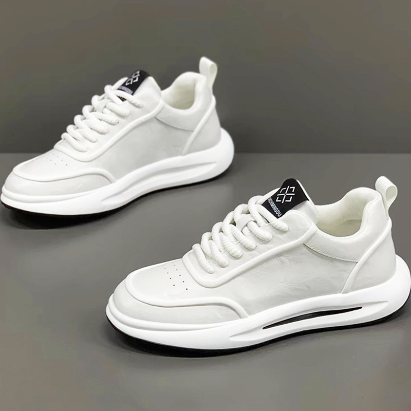 Ανδρικά Παπούτσια Με Παχιά Σόλα – Επάνω Μέρος από Μικροϊνες, Καουτσούκ Σόλα, Ύψος Φτέρνας 1–3 cm, Ύψος Πάνω Μέρους 3–7 cm