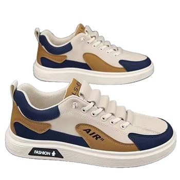 Λλοφερίς με ριγέ υφασμάτινο πάνω μέρος, κορδόνια, στρογγυλή μύτη, επίπεδη φτέρνα, unisex casual παπούτσια