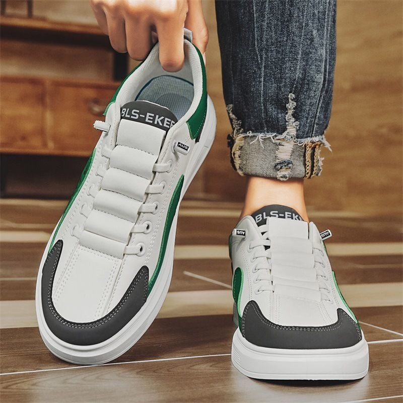 Λλοφερίς με ριγέ υφασμάτινο πάνω μέρος, κορδόνια, στρογγυλή μύτη, επίπεδη φτέρνα, unisex casual παπούτσια