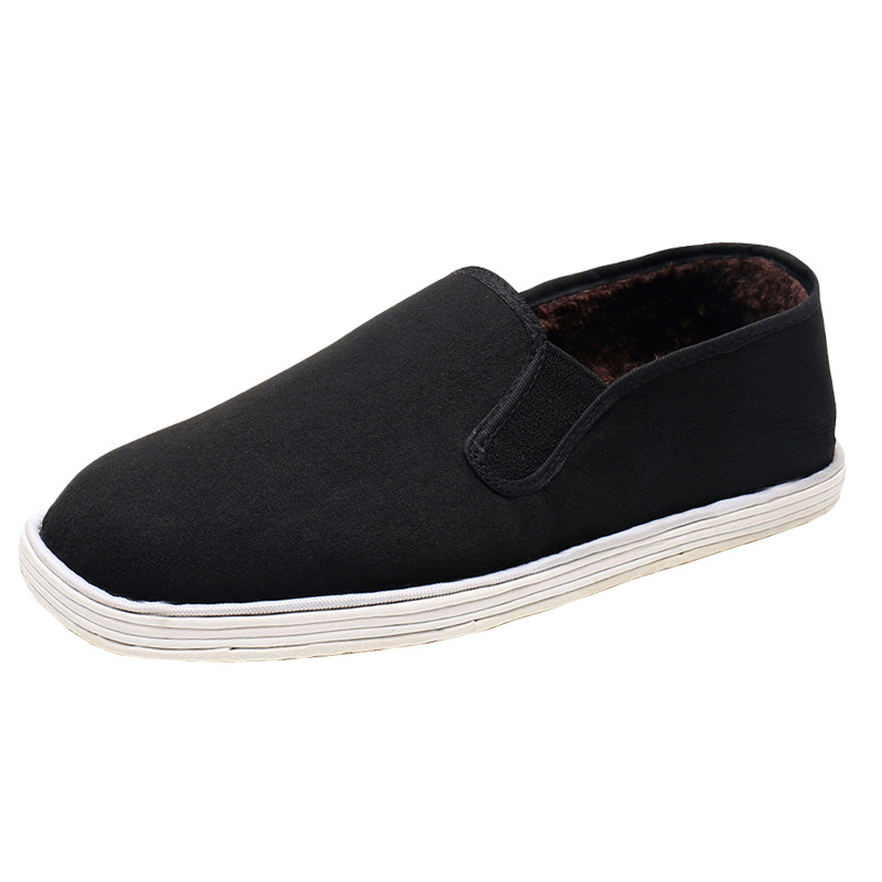 Slip-On zimske tenisice od platna s fleec podstavkom, udobne i tople; gornji materijal: pamuk platno; unutarnji: sintetički kratki pliš; ulošak: sintetička vuna; potplat: Melaleuca