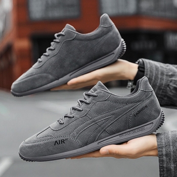 Ανδρικά loafers με επάνω μέρος από δίχτυ, στρογγυλή μύτη, slip-on, σόλα από καουτσούκ, επίπεδη φτέρνα