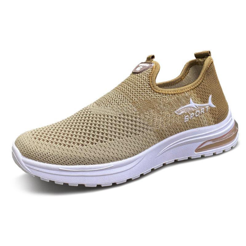 Muške slip-on tenisice za opušten stil – prozračni platneni gornji dio, okrugli prst, EVA uložak, gumeni potplat