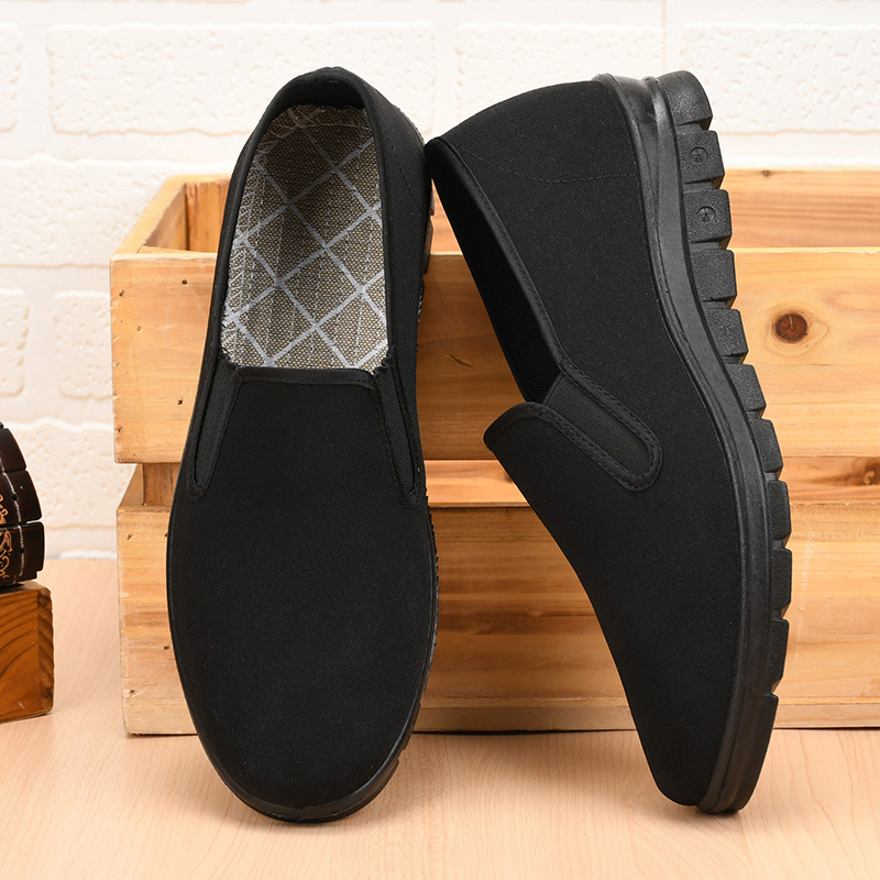 Muške platnene tenisice s PU potplatom, slip-on, udobne i prozračne