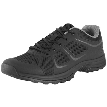 Ανδρικά παπούτσια πεζοπορίας – διαπνέον επάνω μέρος από ύφασμα, αντιολισθητική σόλα από καουτσούκ, ψηλό άνω μέρος, κορδώνια, εσωτερικό με δίχτυ