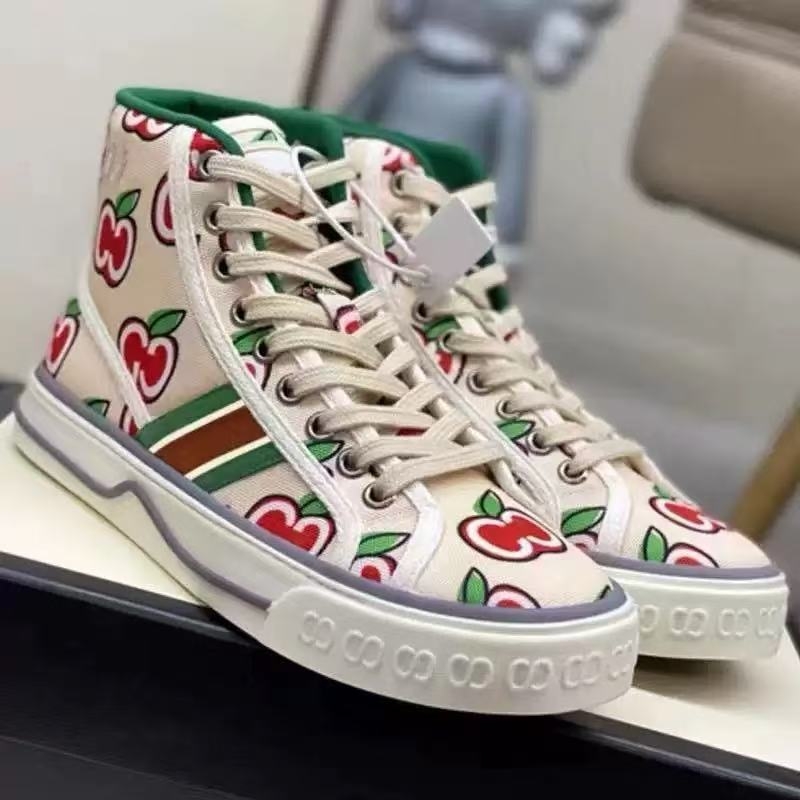 Prozračne unisex platnene tenisice s visokim gornjim dijelom, prednje vezanje, PU uložak, gumeni potplat