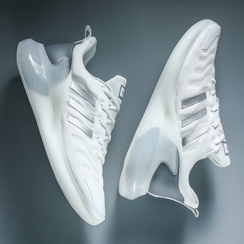 Pantofi de alergare pentru bărbați Alpha, partea superioară din plasă LYCRA respirabilă, talpă TPU + popcorn real, ușori, cu amortizare, casual sport