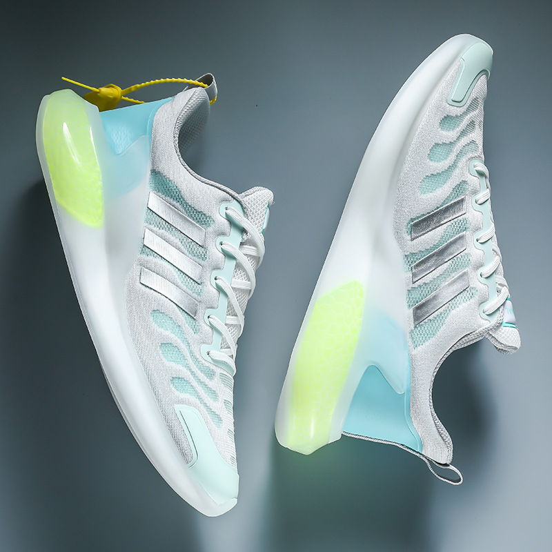 Pantofi de alergare pentru bărbați Alpha, partea superioară din plasă LYCRA respirabilă, talpă TPU + popcorn real, ușori, cu amortizare, casual sport